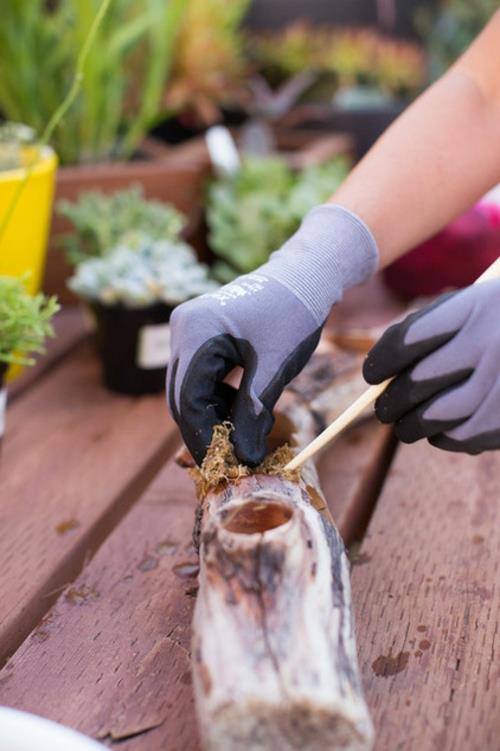 Belle décoration en bois flotté faites-le vous-même dans le jardin