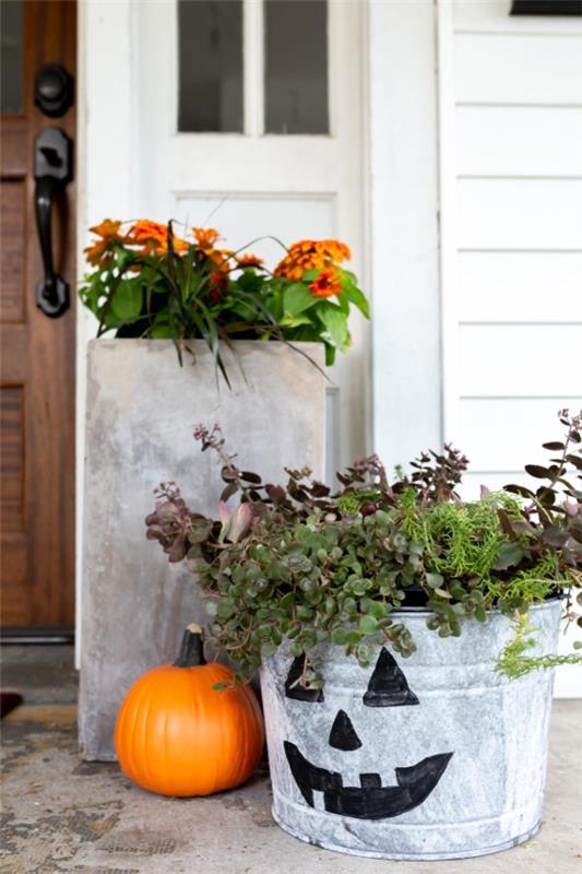 Décorer la baignoire en zinc - idées et astuces pour une décoration de jardin rustique décoration halloween belle idée