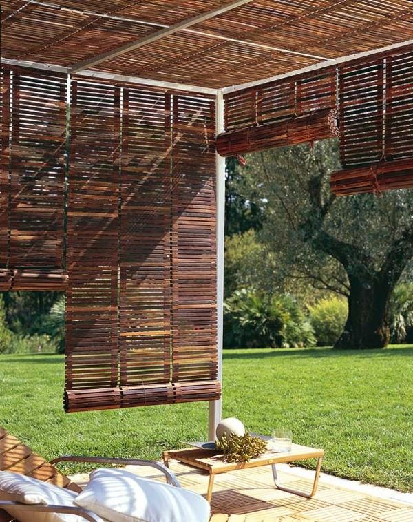 meubles de bricolage pergola en volets roulants