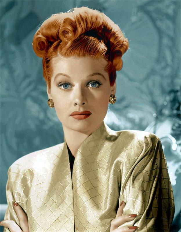 lucille ball coiffures des années 50