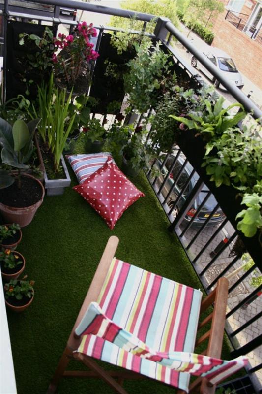 terrasse sol pelouse tapis mobilier d'extérieur ville appartement balcon