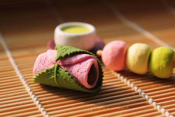 wagashi bonbons japonais traditionnels cérémonie du thé namagashi